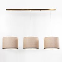 Lámpara Colgar 1L 30 Cm Triple Cobre