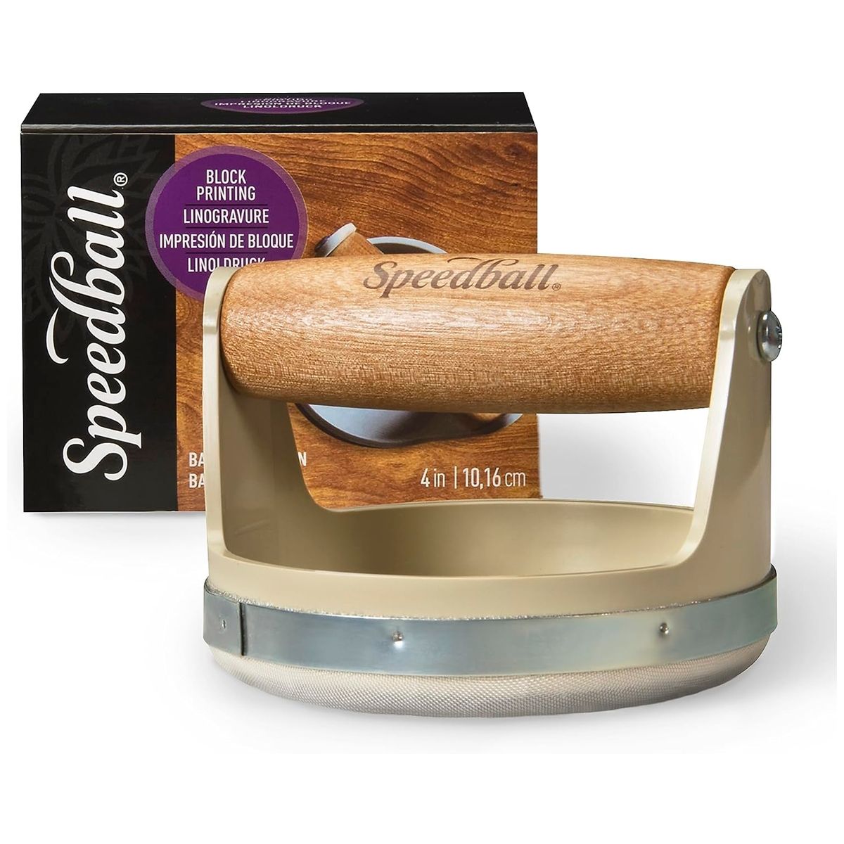 SPEEDBALL - Prensa para Grabado Speedball Manual Profesional Redonda