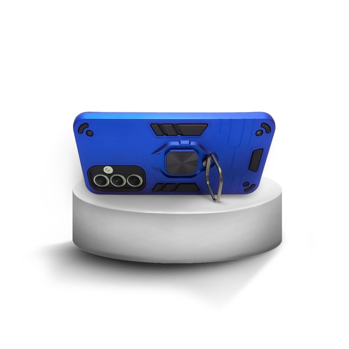 GENERICO - CARCASA PARA SAMSUNG A54 AZUL ANTIGOLPE ANILLO PROTECTOR CAMARA