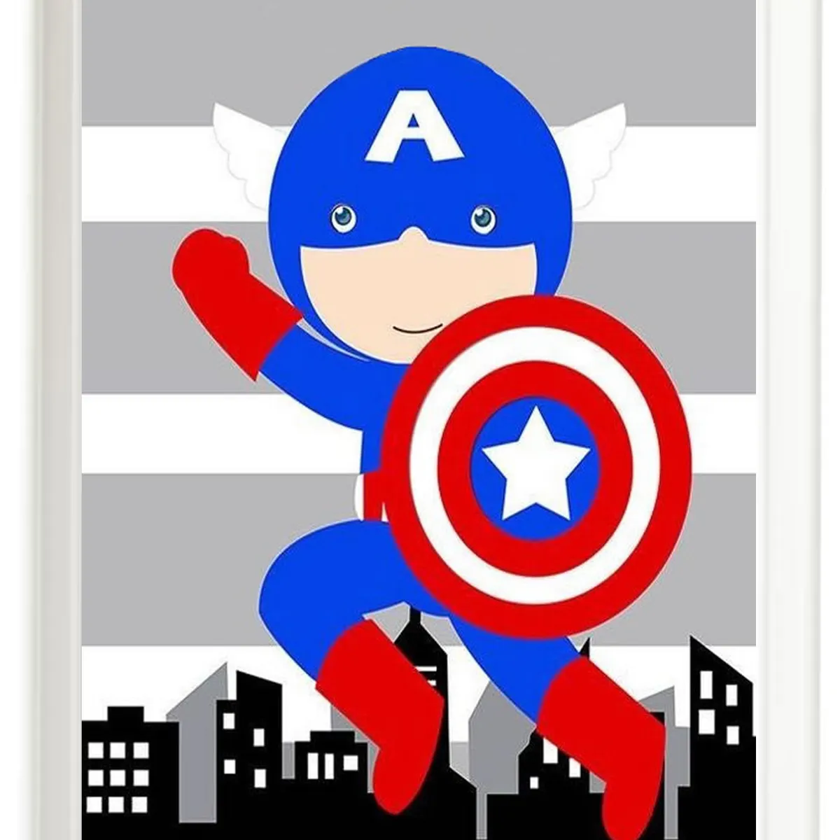 DECORACION CREATIVA - Set Cuadro Infantil niño - Superheroes Marvel