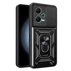 GENERICO - Carcasa Armor Con Anillo Para Xiaomi Poco X5 5G-Negro