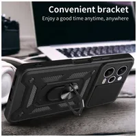 Carcasa Armor Anillo Para Xiaomi Note 12 Pro 5G-Negro