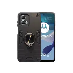 GENERICO - CARCASA PARA MOTOROLA G53 NEGRA ANTIGOLPE ANILLO PROTECTOR CAMARA