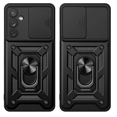 Generico Carcasa Armor Compatible Con Samsung A34 5G-Negro