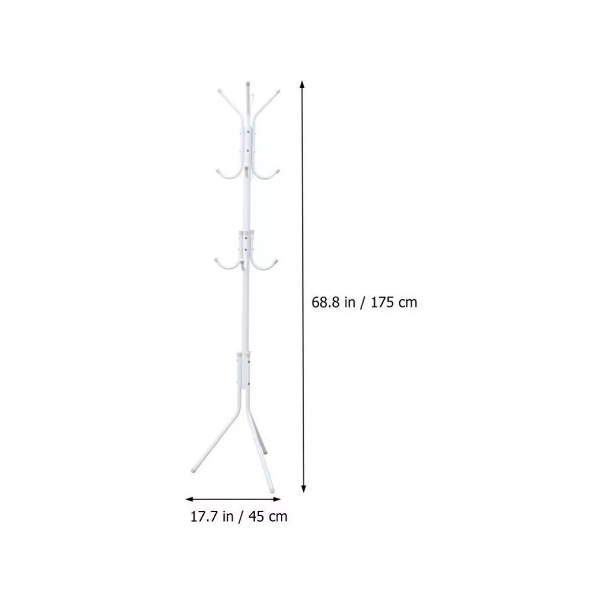 GENERICO - Perchero Metal 12 Ganchos Abrigo / Chaqueta Estante Paraguas
