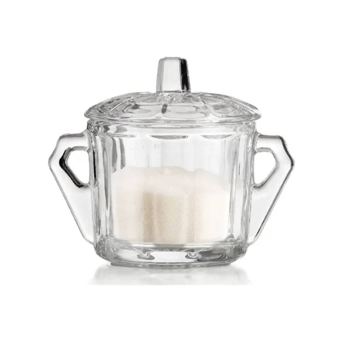 OEM - AZUCARERO DE CRISTAL CON TAPA 375 GRAMOS