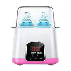 GENERICO - Calentador Mamaderas Biberones Esterilizador 262321 Rosa