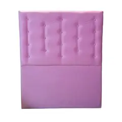 GENERICO - Respaldo 1 Plaza Rosado Botón a piso Muebles Rimar.
