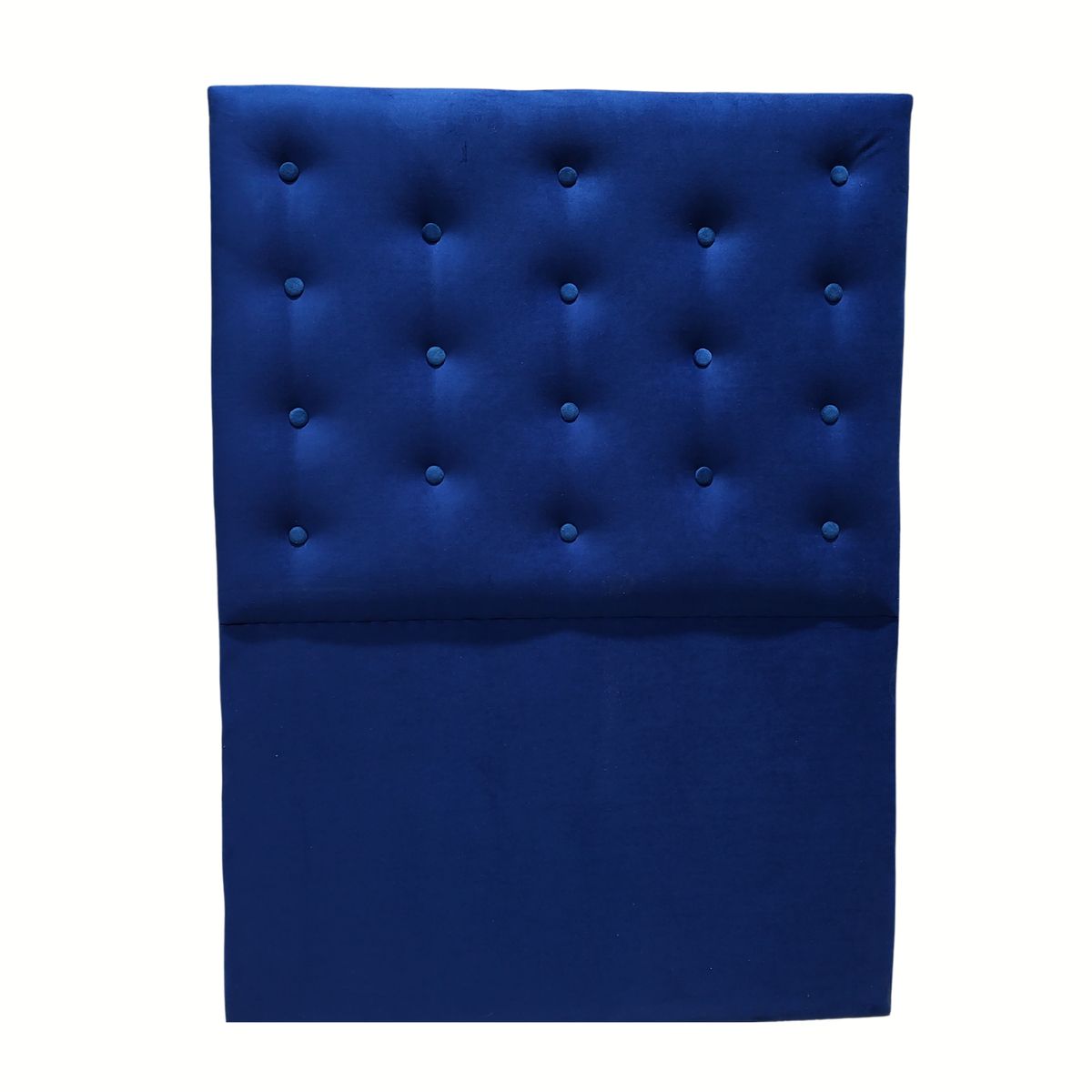 GENERICO - Respaldo 1 Plaza Azul Marino Botón a piso Muebles Rimar