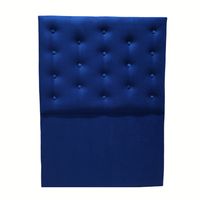 Respaldo 1 Plaza Azul Marino Botón a piso Muebles Rimar