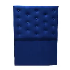 GENERICO - Respaldo 1 Plaza Azul Marino Botón a piso Muebles Rimar
