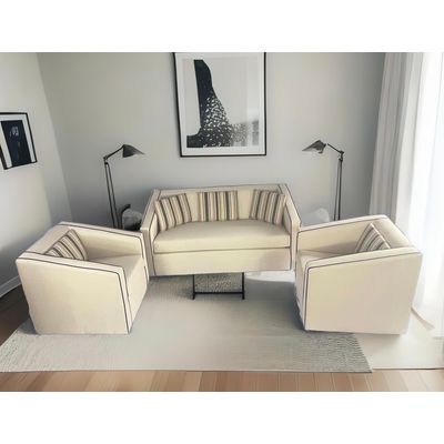 Imagen 2 del producto JUEGO DE LIVING 3-1-1 VICTORIUS BEIGE LINO