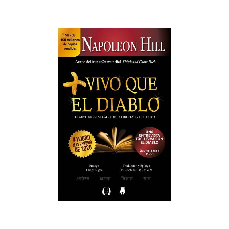 TOP10BOOKS - LIBRO MÁS VIVO QUE EL DIABLO / NAPOLEON HILL / DEL FONDO EDITORIAL