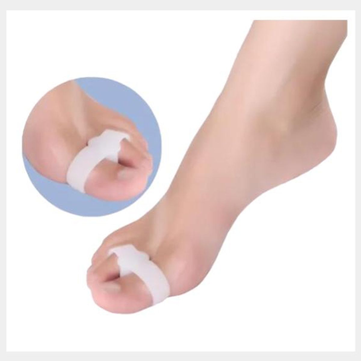 OEM - Cojin de comodidad para pies.  Separador  anillo para dedos