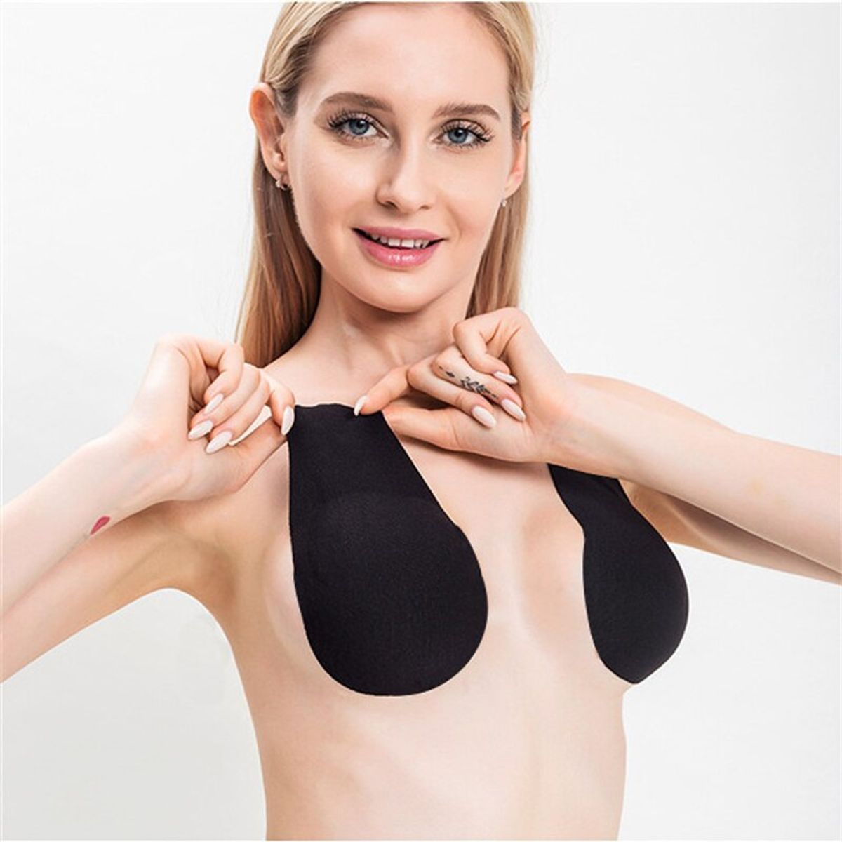 EVERSO - Sujetador Push Up Invisible Sin Tirantes Con Cinta Adhesiva Para Mujer
