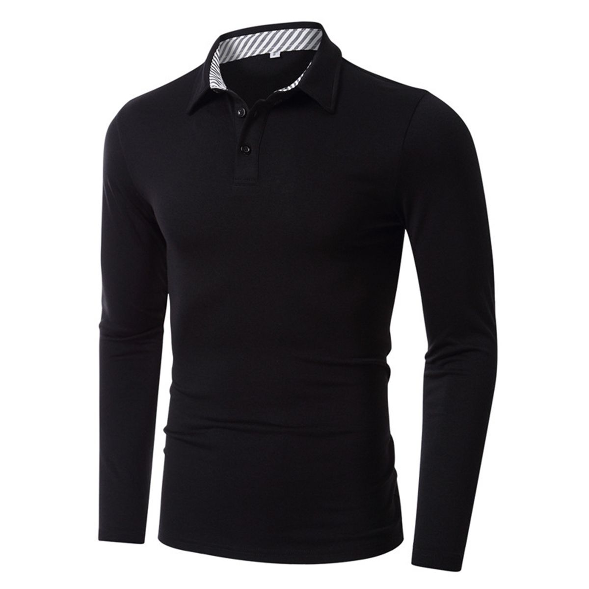 GENERICO - Poleras Hombre De Manga Larga Henley De Botones Queule