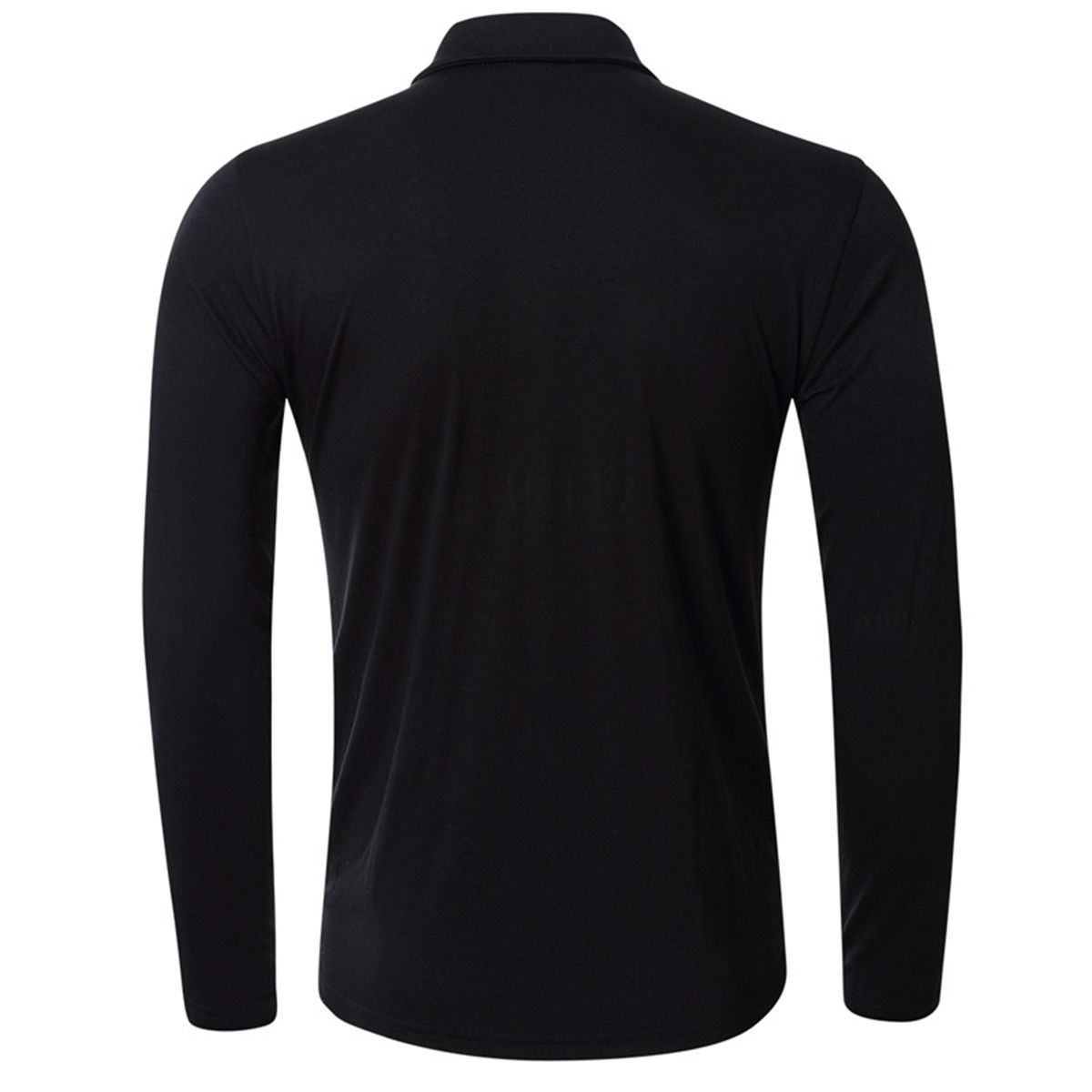 GENERICO - Poleras Hombre De Manga Larga Henley De Botones Queule