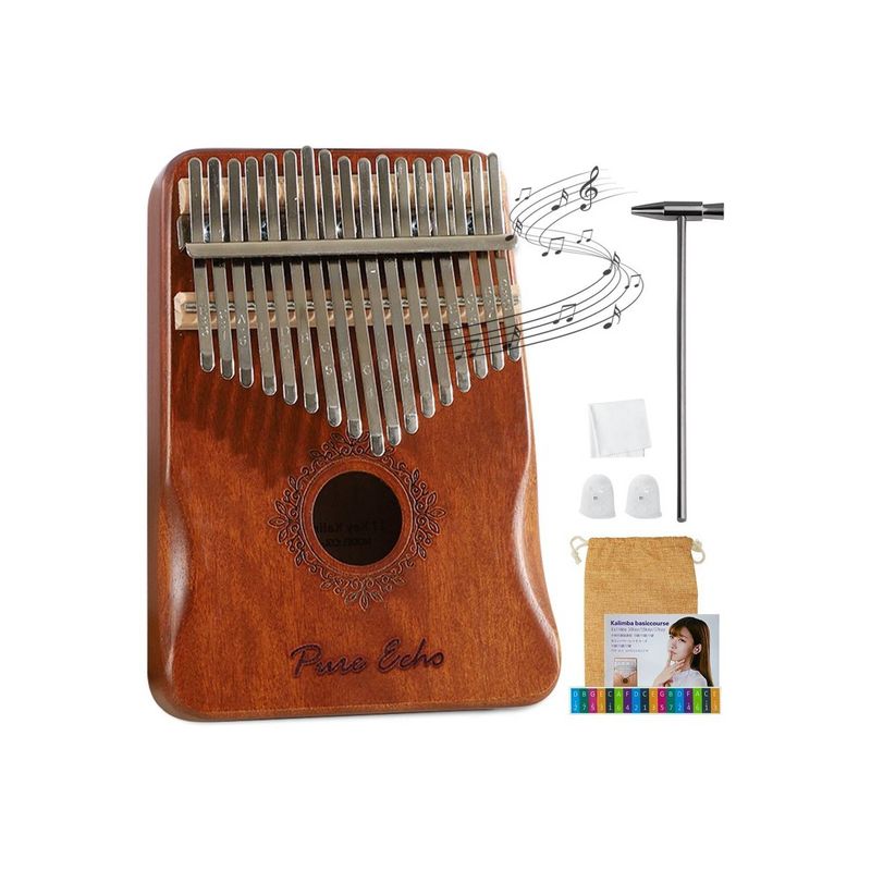 U BUY - Kalimba 17 Teclas Pulgar Piano Africano Instrumento Musical