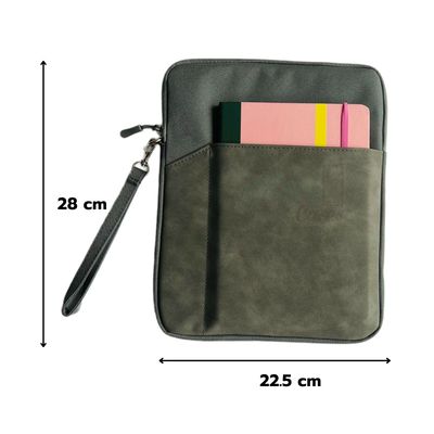 Imagen 2 del producto Funda Bolso Para Tablet iPad 11 Pulgadas Acolchada Gris