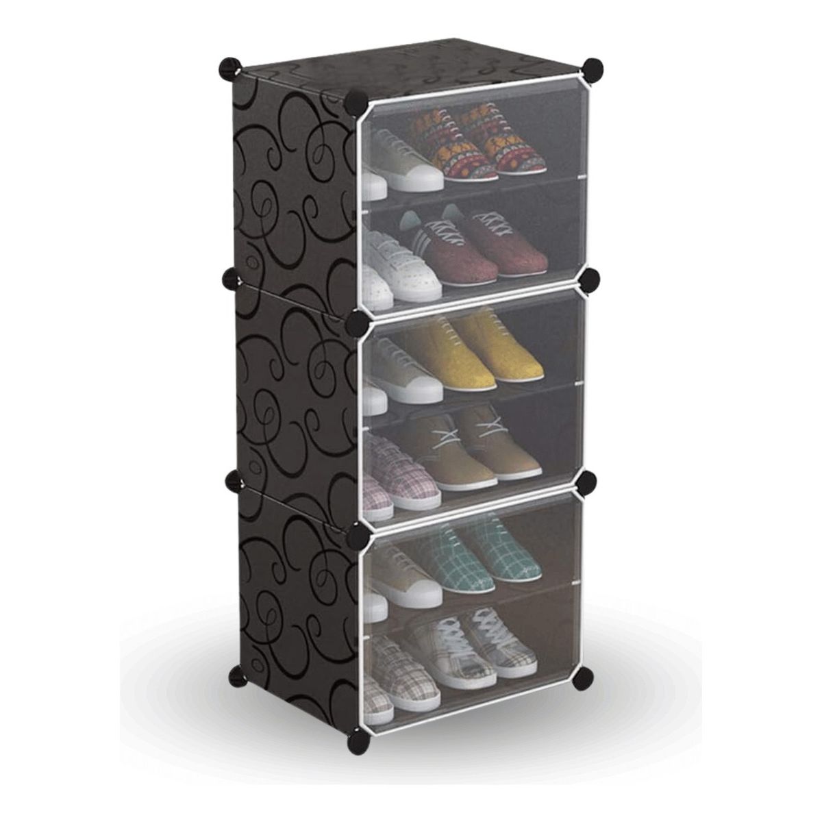 U BUY - Organizador De Zapatos 6 Módulos 12 Pares
