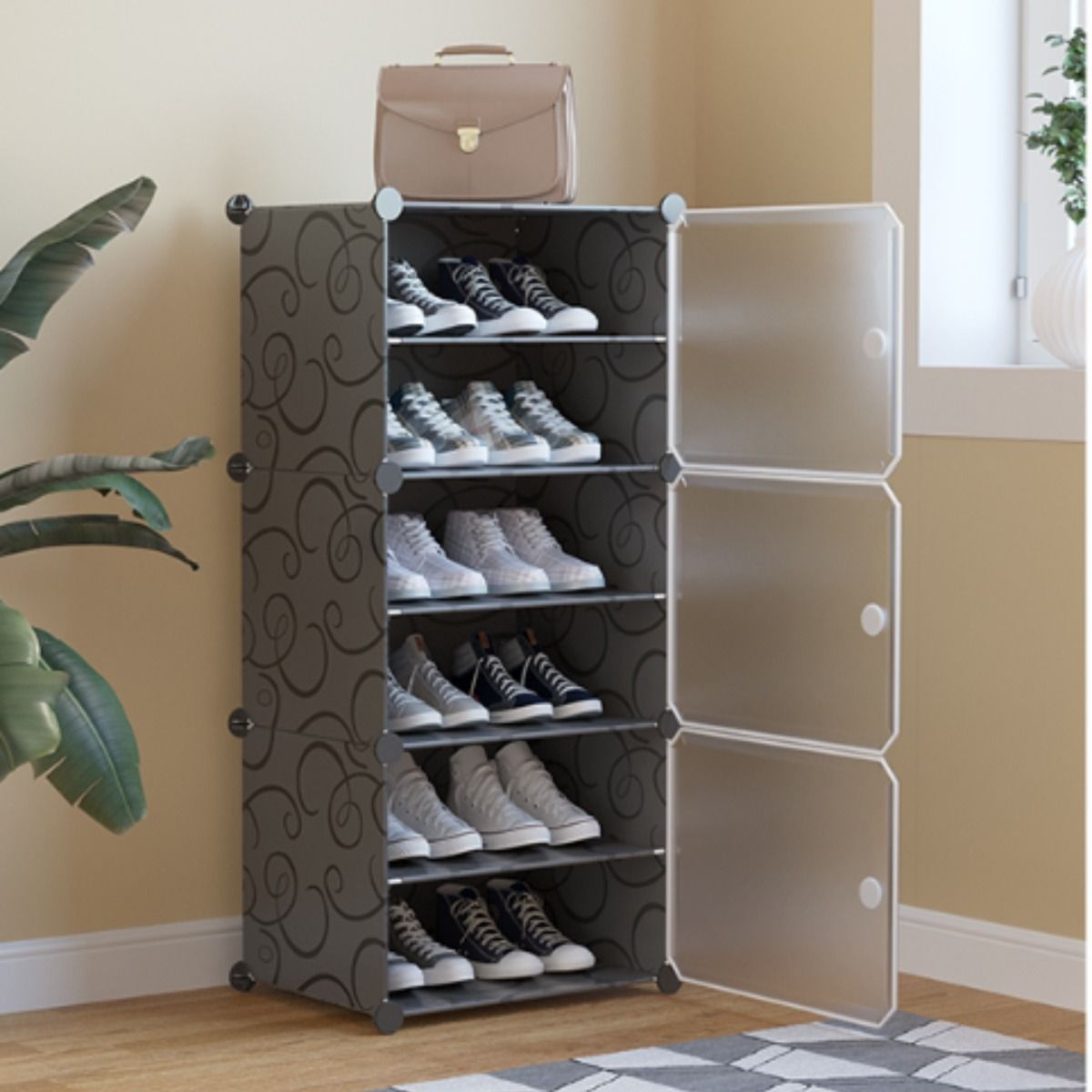 U BUY - Organizador De Zapatos 6 Módulos 12 Pares