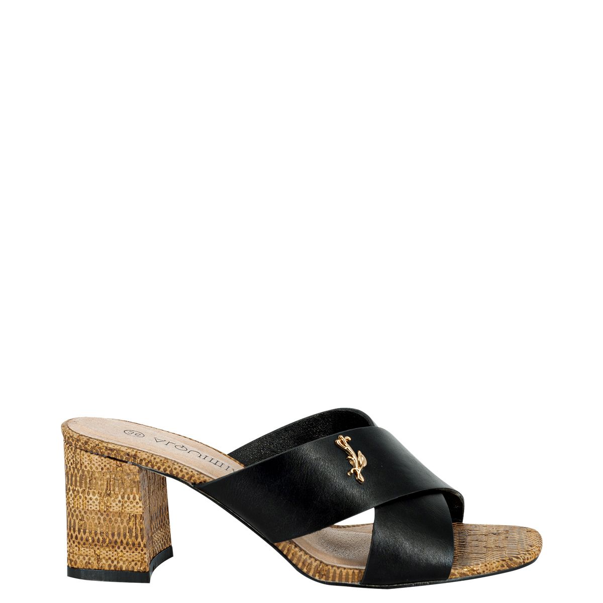 ALQUIMIA - Sandalia Mujer Negro Emin Alquimia