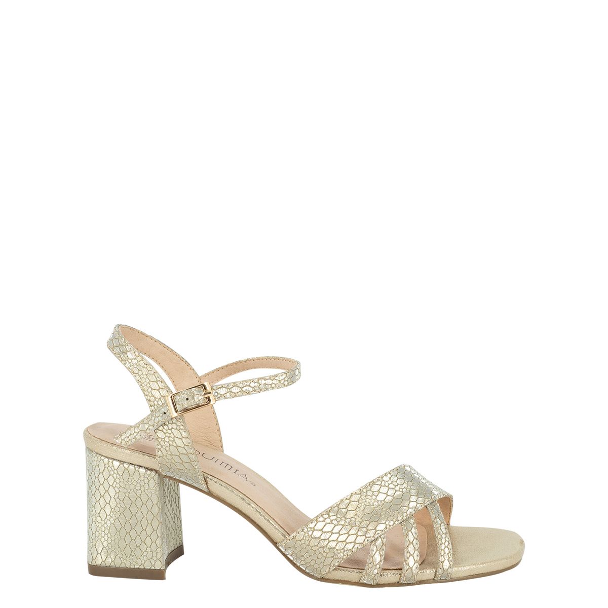 ALQUIMIA - Sandalia Mujer Dorado Heid Alquimia