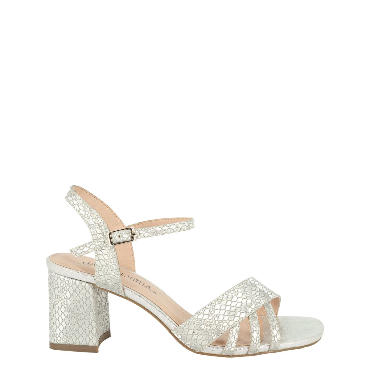 ALQUIMIA - Sandalia Mujer Plateado Heid Alquimia