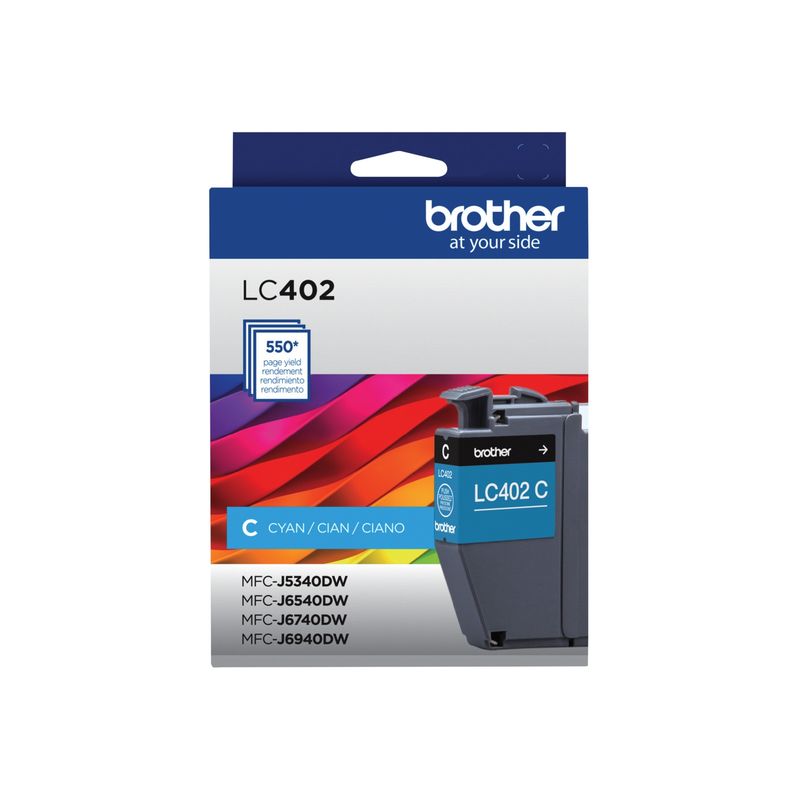 BROTHER - Cartucho de Tinta Brother LC402CS 550 páginas Cyan BROTHER