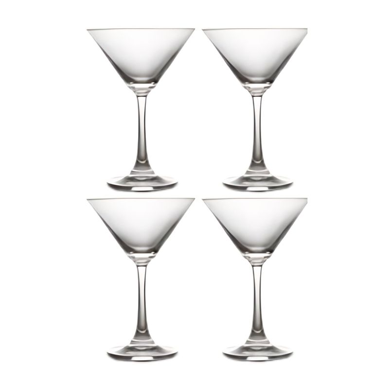 GENERICO - Set 4 Copas Cristal Martini Daiquiris Cristar 274ml
