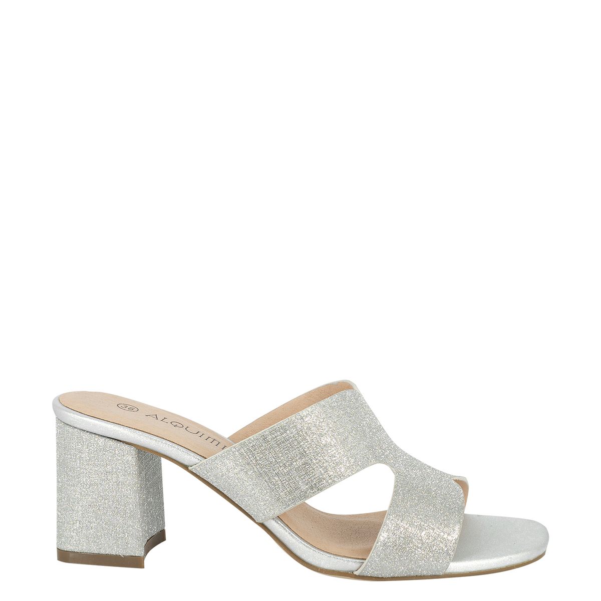 ALQUIMIA - Sandalia Mujer Plateado Faure Alquimia