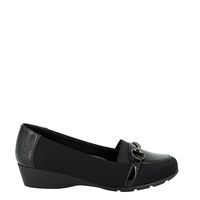 Mocasin Mujer Negro Loster