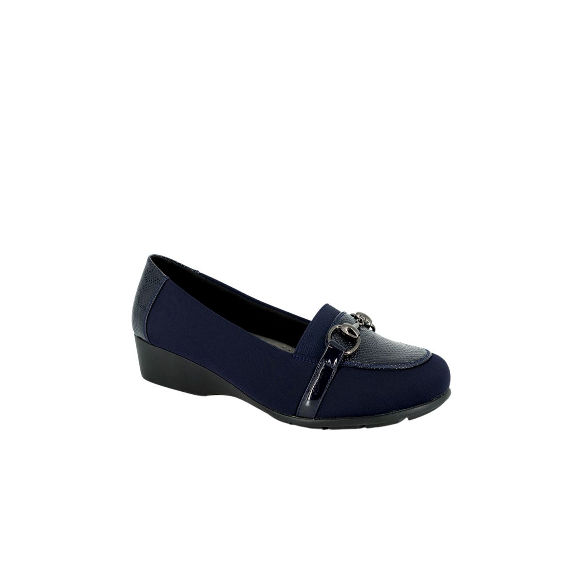 ALQUIMIA - Mocasin Mujer Azul Loster Alquimia