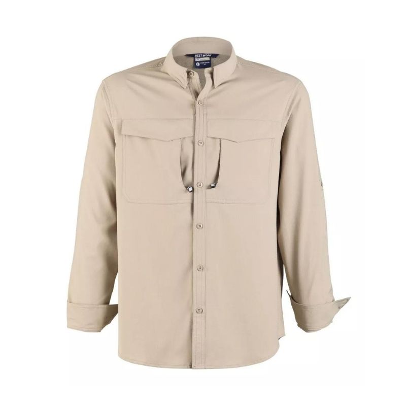 T-WORLD - Camisa Outdoor Tela Ripstop Outwork Salvia
