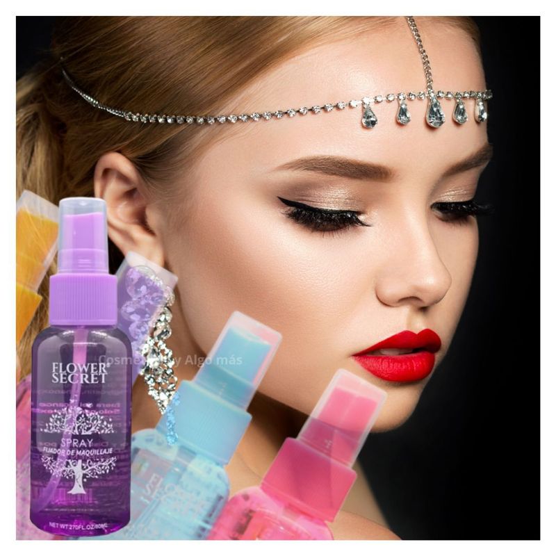 GENERICO - Sellante o fijador de maquillaje Spray acabado natural..-