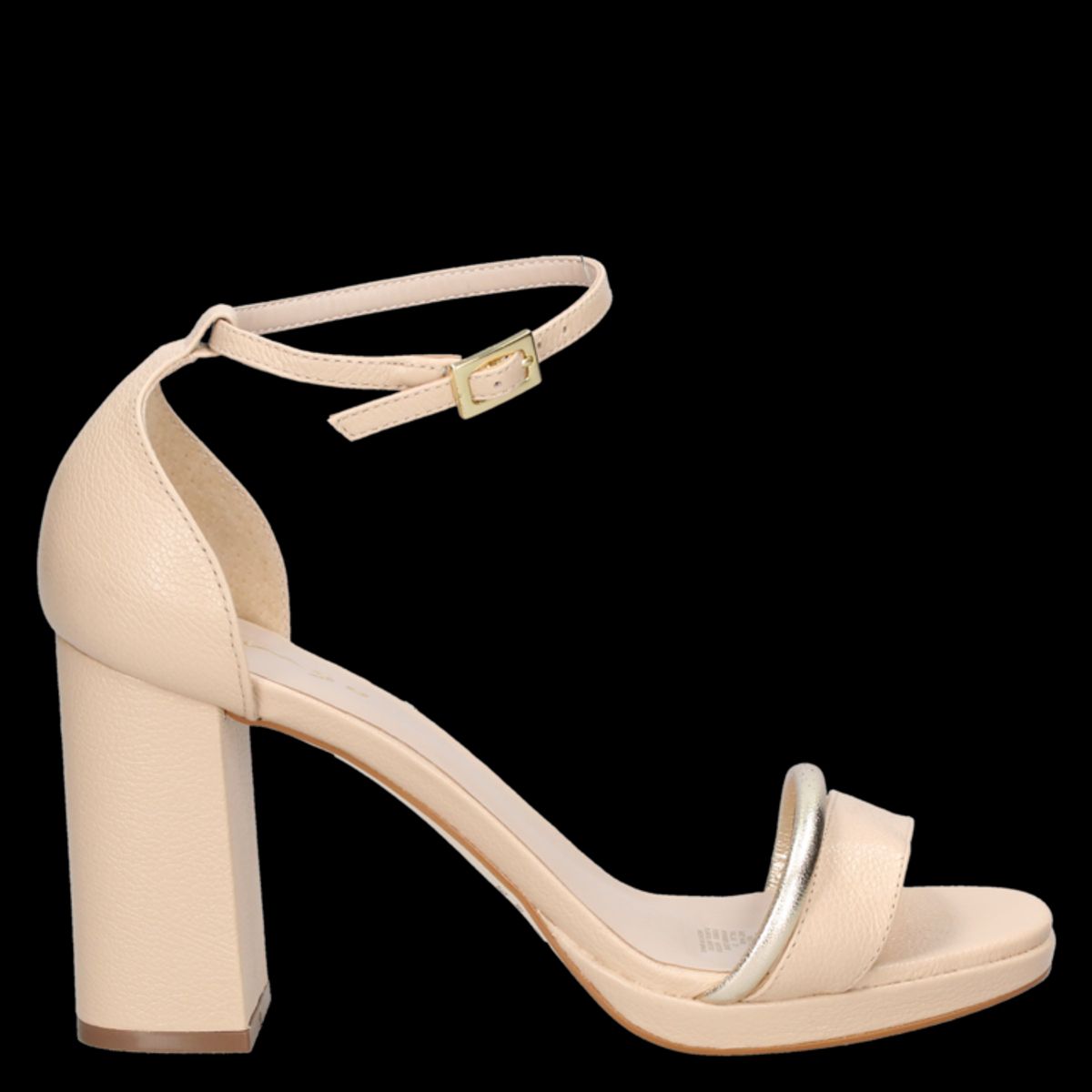 MINGO - Sandalia Casual Mujer Beige Mingo