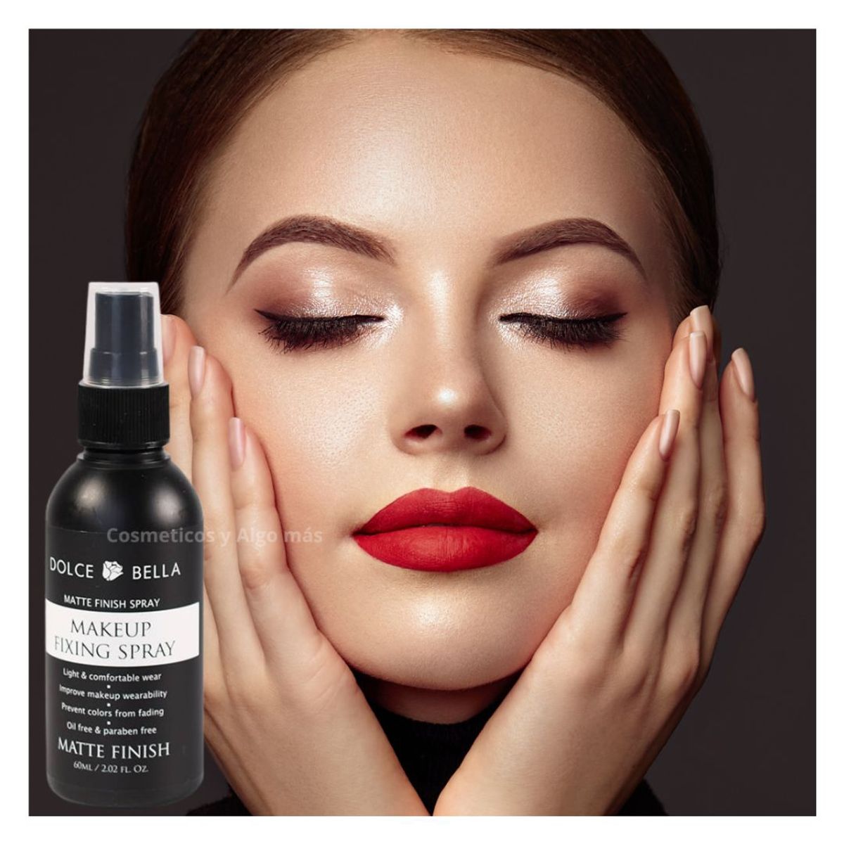 DOLCE BELLA - Fijador de maquillaje acabado mate Dolce Bella.