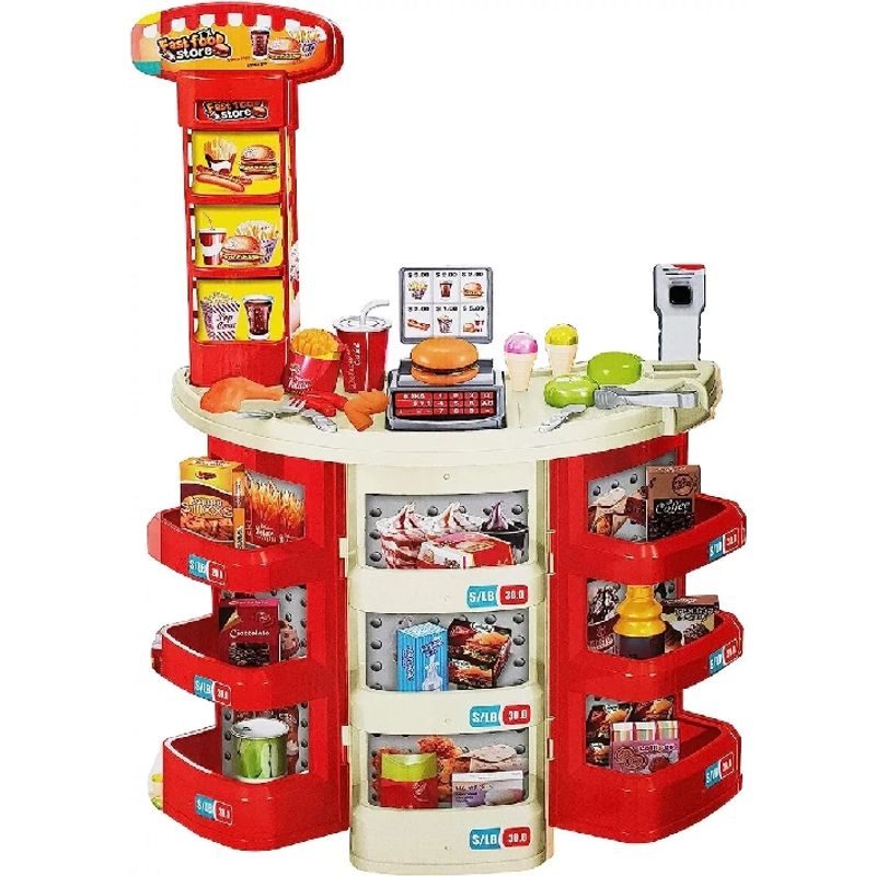 GENERICO - Set Supermarket Con Registradora Luz Y Sonido
