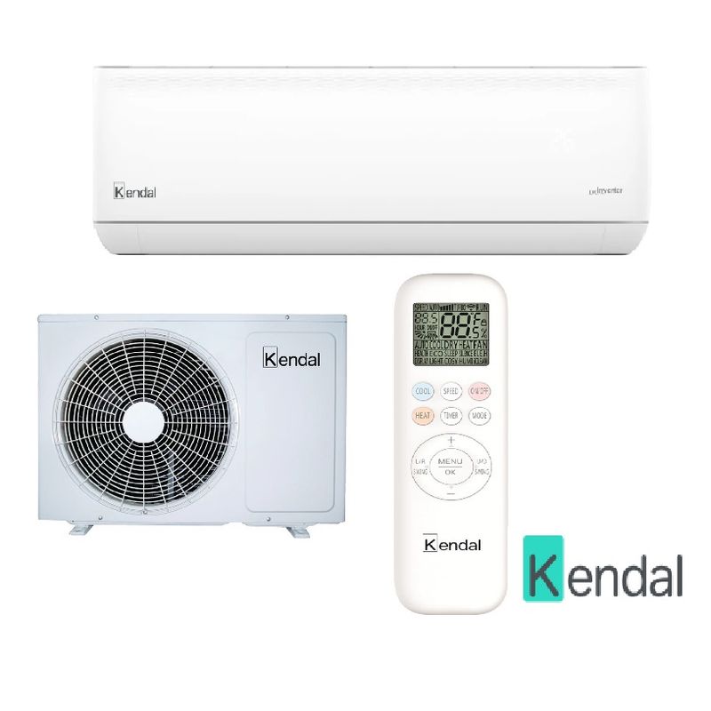 KENDAL - Aire Acondicionado Split Frio-Calor Inverter 12.000 BTU Wifi Kendal
