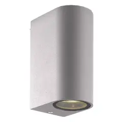 HB LEDS - Apliqué Doble Porta GU-10 Redondo Gris Kapelle