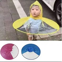 GENERICO - Paraguas Gorro Lluvia Impermeable Pato Unisex Bebe Niños