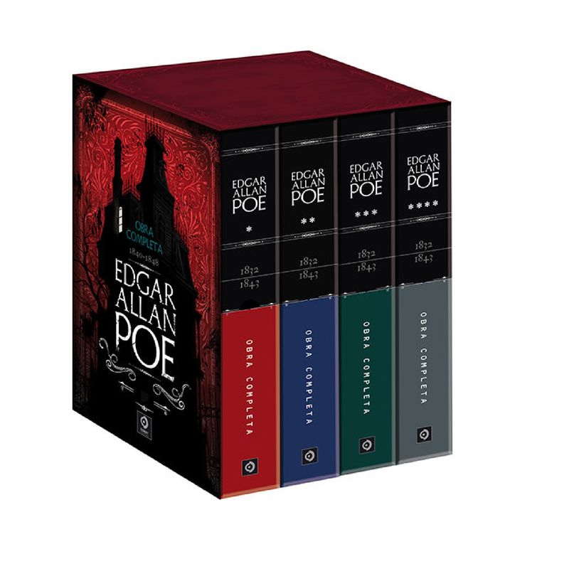 EDIMAT LIBROS - EDGAR ALLAN POE OBRA COMPLETA 4 VOLUMENES