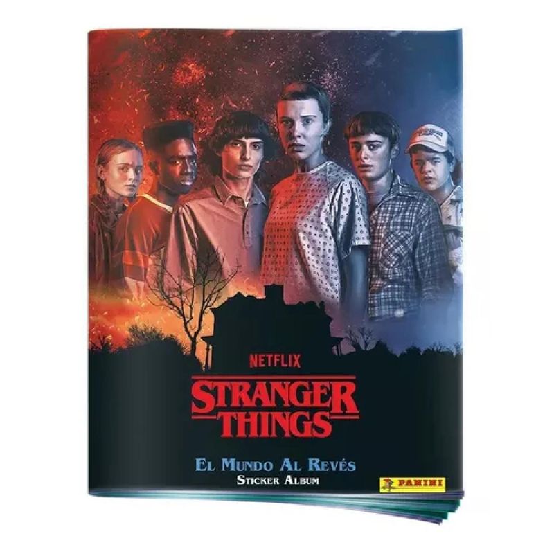 PANINI - ÁLBUM TAPA BLANDA STRANGER THINGS EL MUNDO AL REVÉS COMPLETO A PEGAR