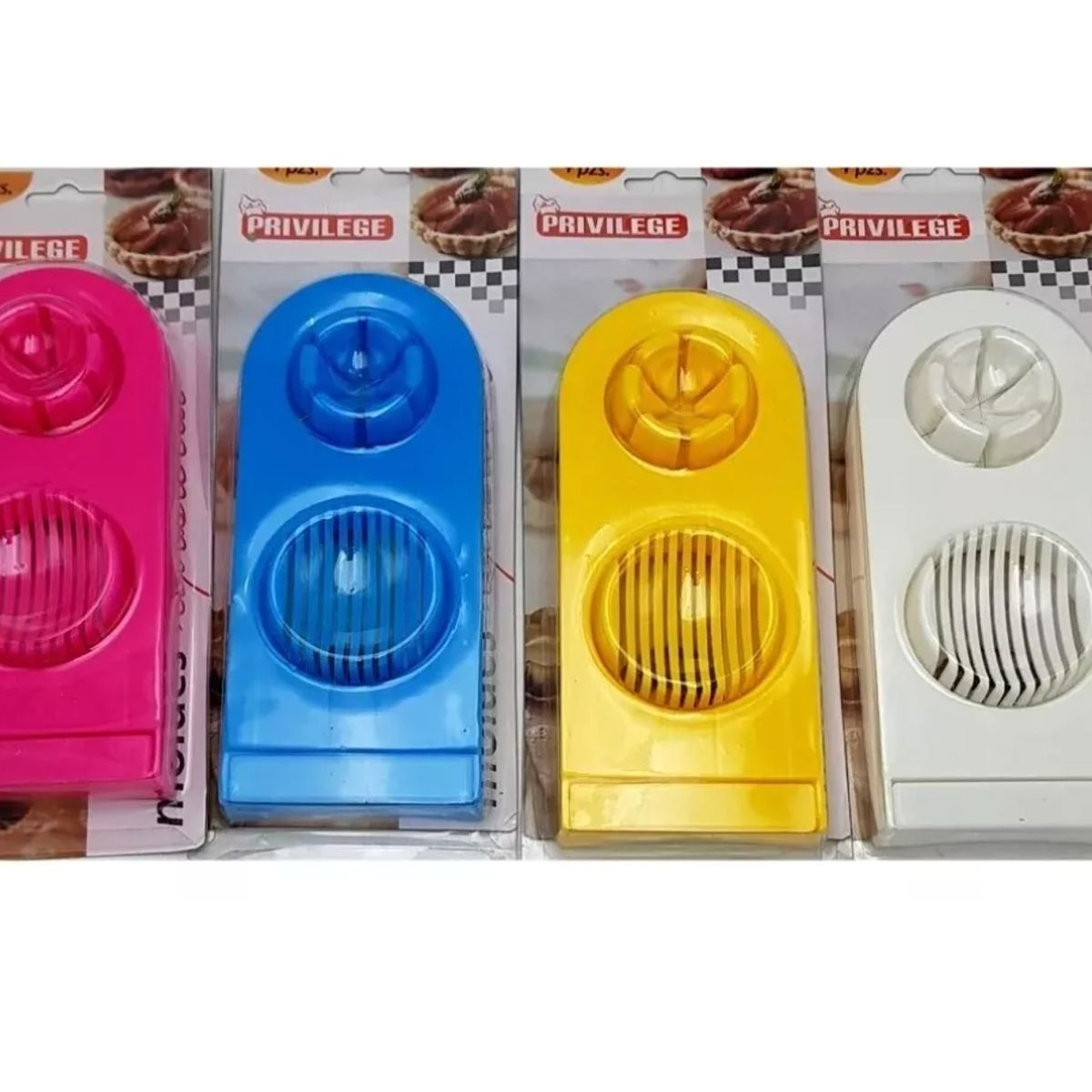 GENERICO - Cortador De Huevos Cocina Hogar Amarillo