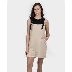GNOMO - Jardinera Lino Fargim Mujer Sand