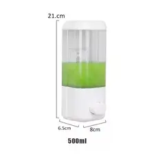 GENERICO - Dispensador Jabón Líquido Gel Shampoo 500 Ml Baño Cocina