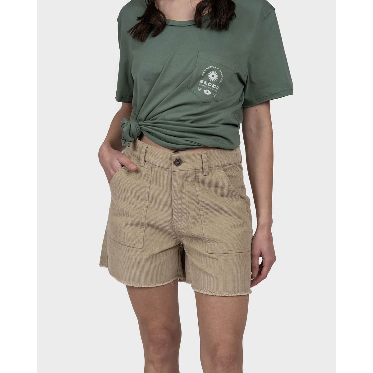 GNOMO - Short Cotelé Inkan Mujer Sand Gnomo