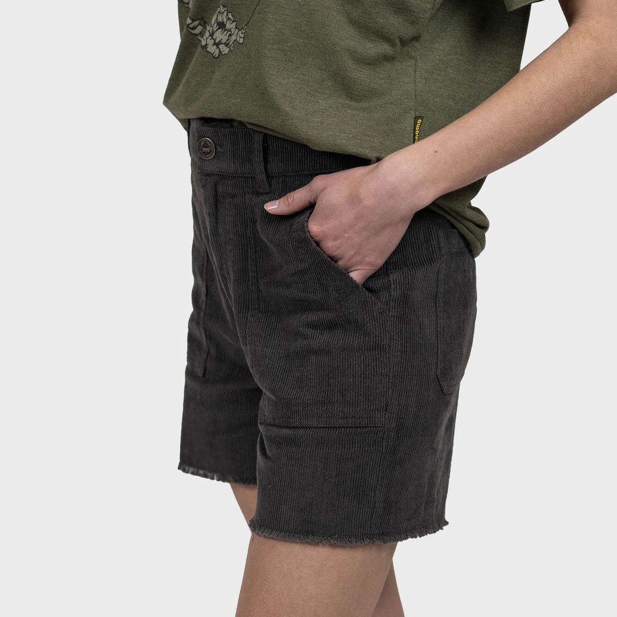 GNOMO - Short Cotelé Inkan Mujer Darkgrey Gnomo