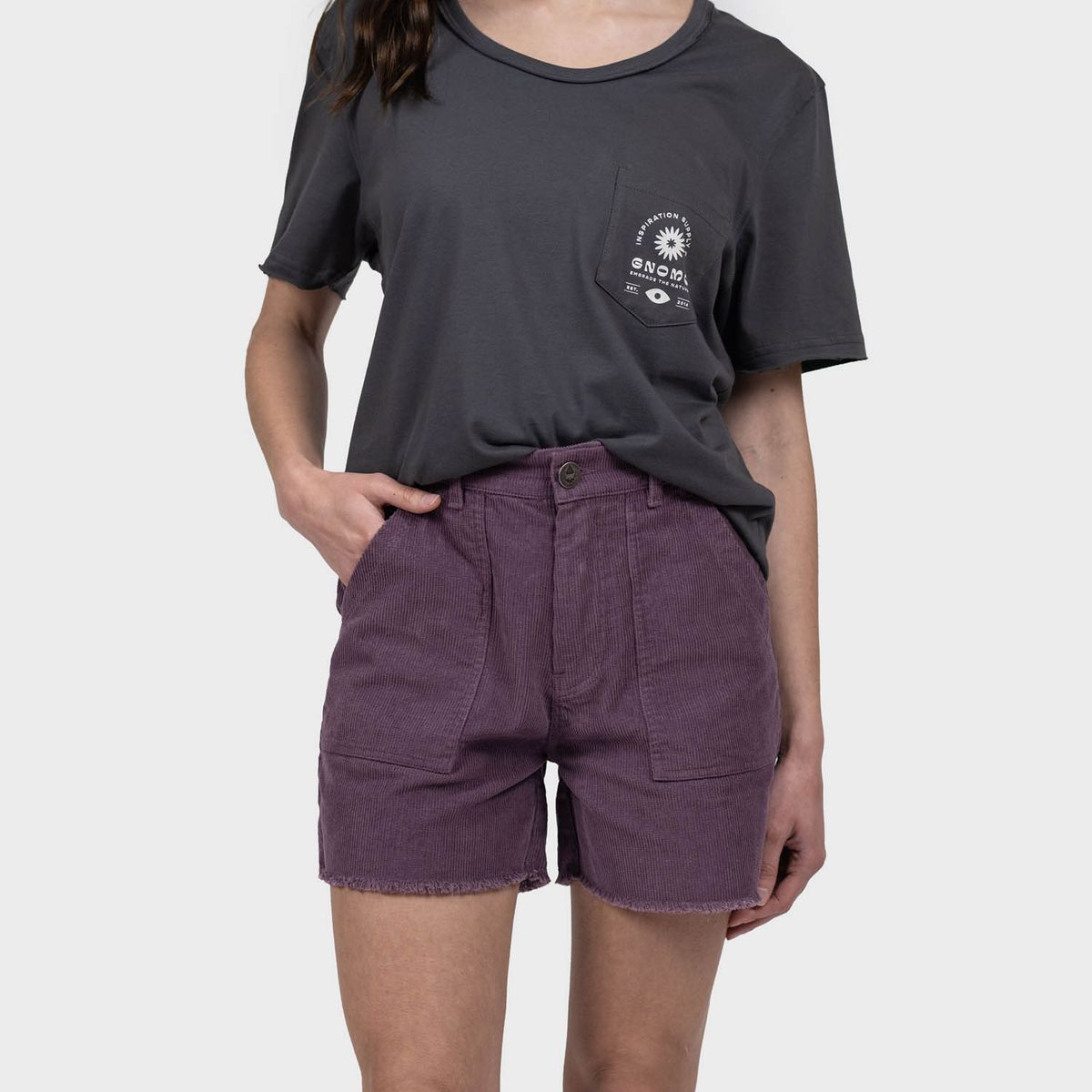 GNOMO - Short Cotelé Inkan Mujer Lilac Gnomo