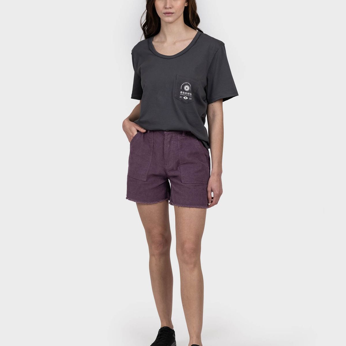 GNOMO - Short Cotelé Inkan Mujer Lilac Gnomo